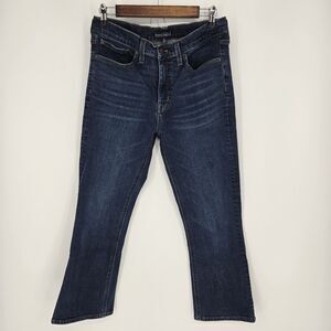 J Crew Mercantile Darkwash Bootcut High Rise Jean 29